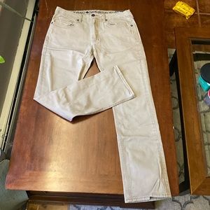 Khaki jean pants